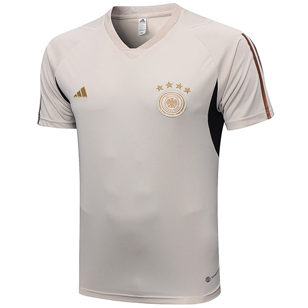Germany training jersey soccer uniform men's sportswear football beige kit tops sport shirt 2022-2023
